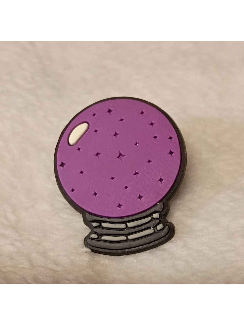 5/$5 Purple Crystal Ball Croc Shoe Charm Jibbitz